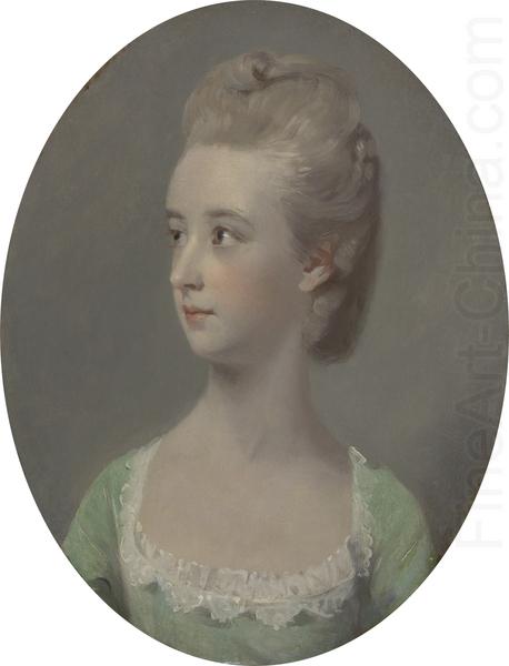 Portrait of a young woman, possibly Miss Nettlethorpe, Henry Walton